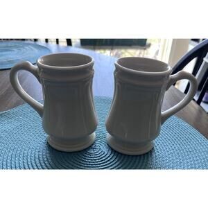 Syracuse China 2 Pedestal RESTAURANT WARE Coffee Mug TALL HOT CHOCOLATE